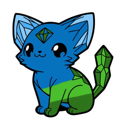 crystal kitten