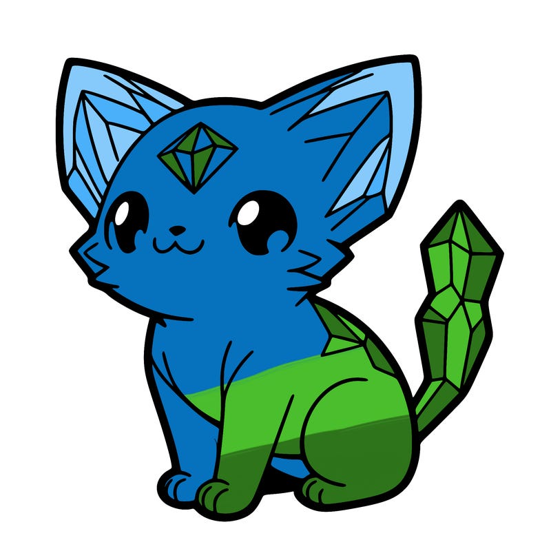 crystal kitten
