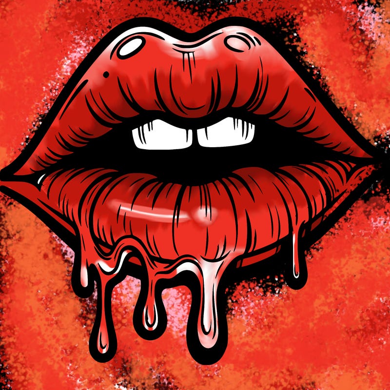 lips that look realistic and drip