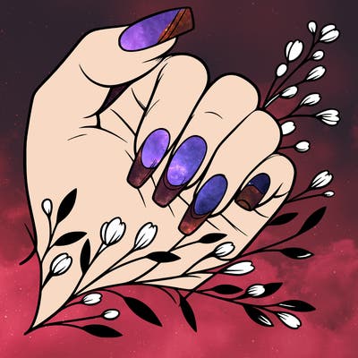 nails with french tip