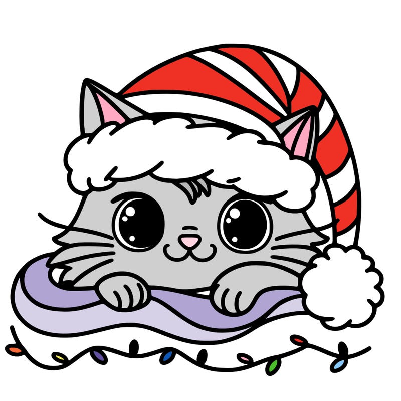 cat christmas