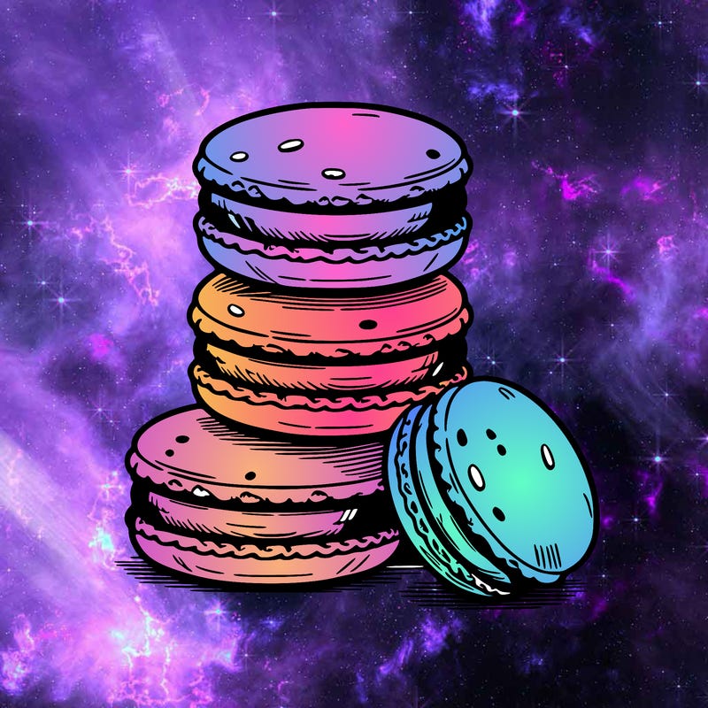 stack of macarons