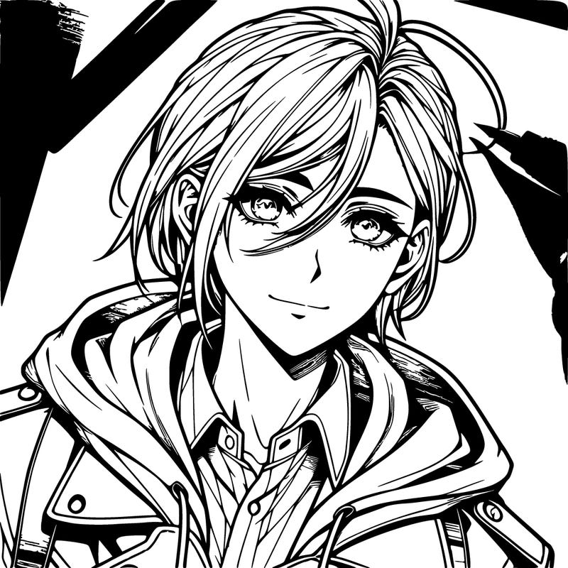 realistic manga character