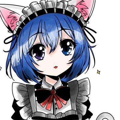 anime cat maid