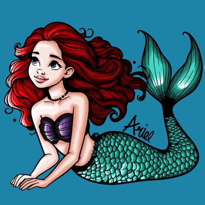 a realistic mermaid