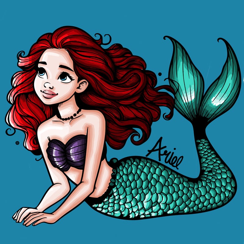 a realistic mermaid