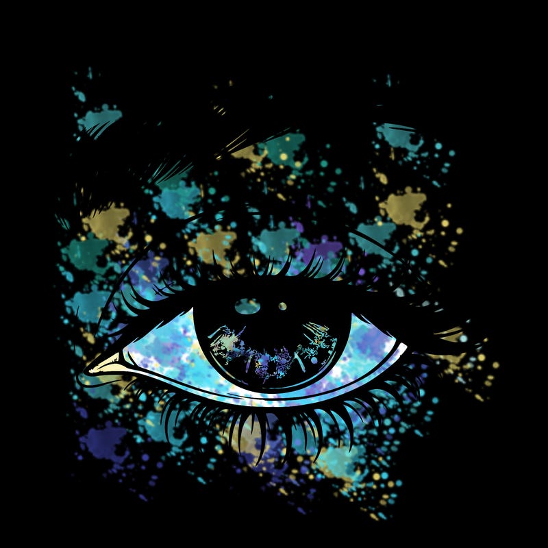 eye closed realistic