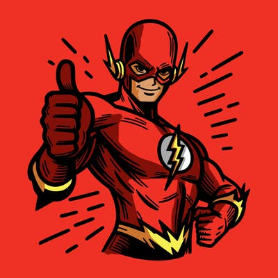a realistic flash