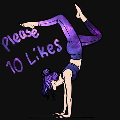 a woman doing a handstand