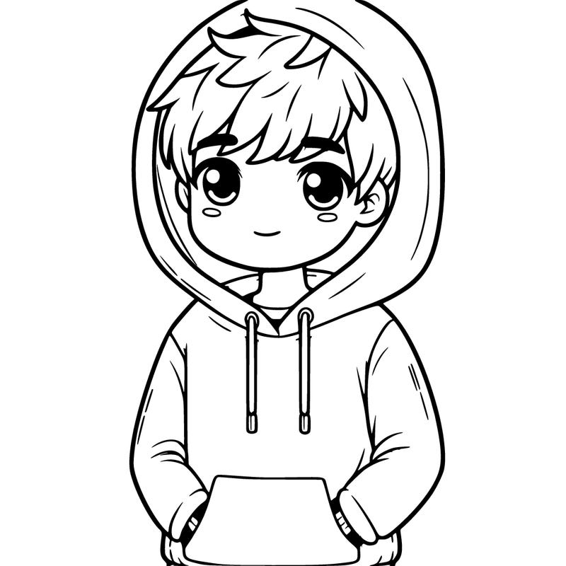 boy in hoodie