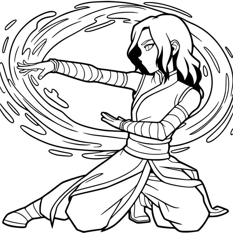 qatara the water bender from the last air benders