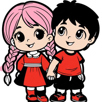 a brother and sister