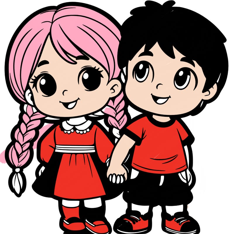 a brother and sister