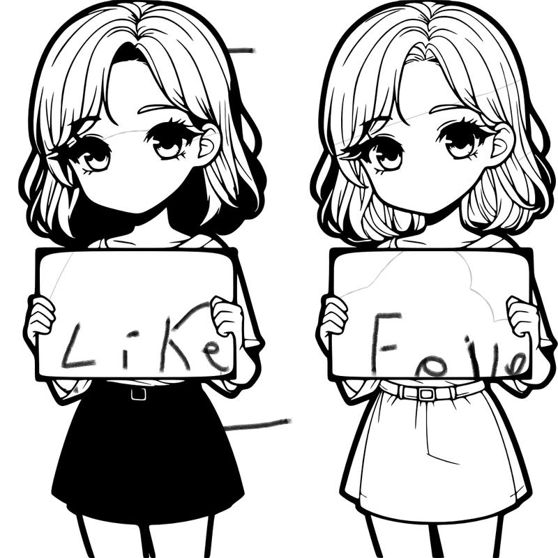 a realistic girl holding a sign