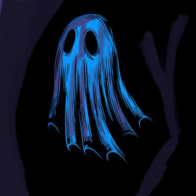 realistic creepy ghost