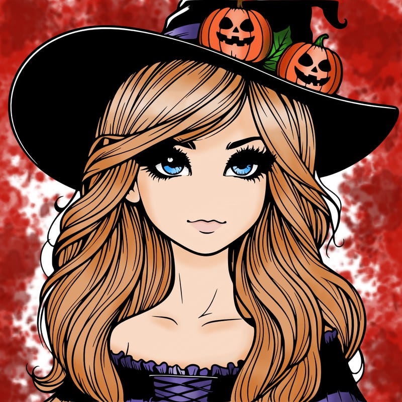 halloween realistic girl
