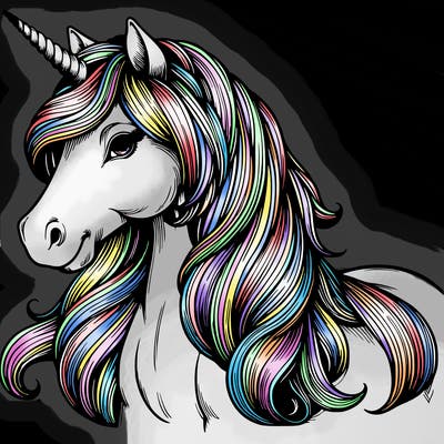 realistic unicorn