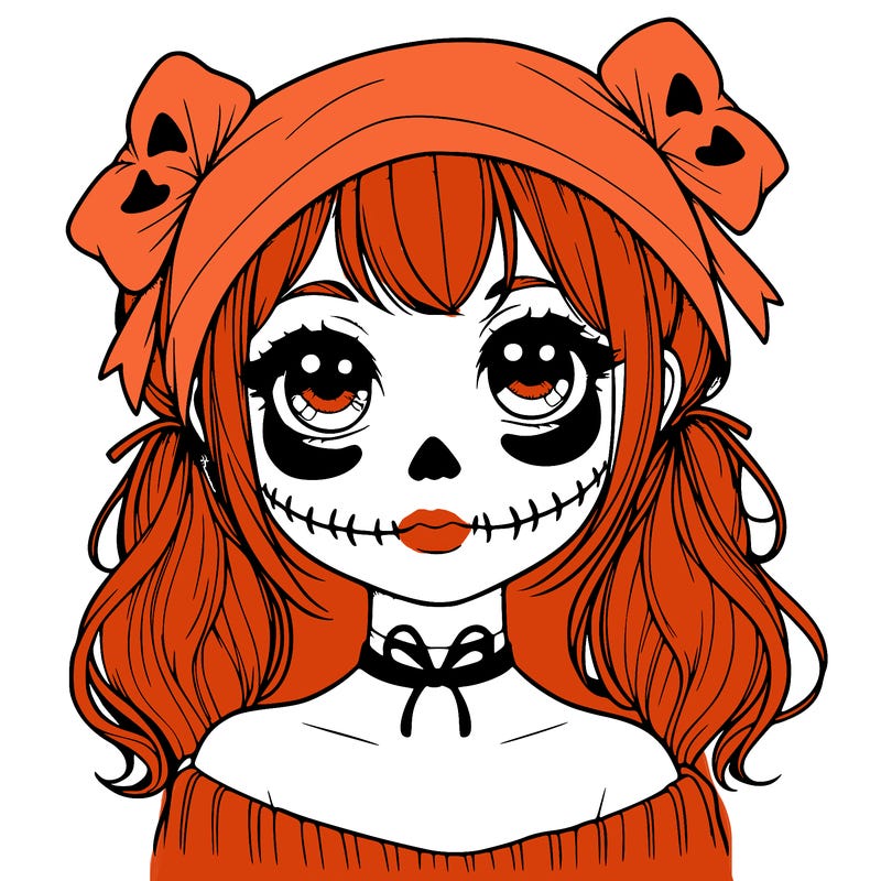 realistic girl halloween