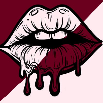 lips that look realistic and drip