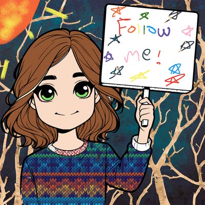 realistic girl holding up a sign