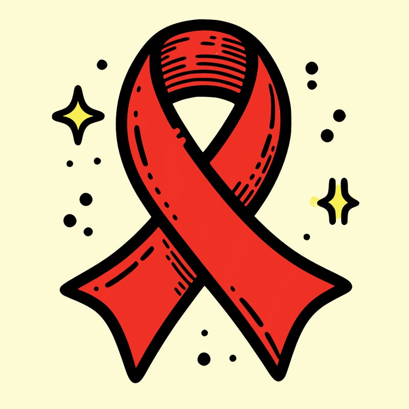 ribbon symbol of national breast cancer awareness month