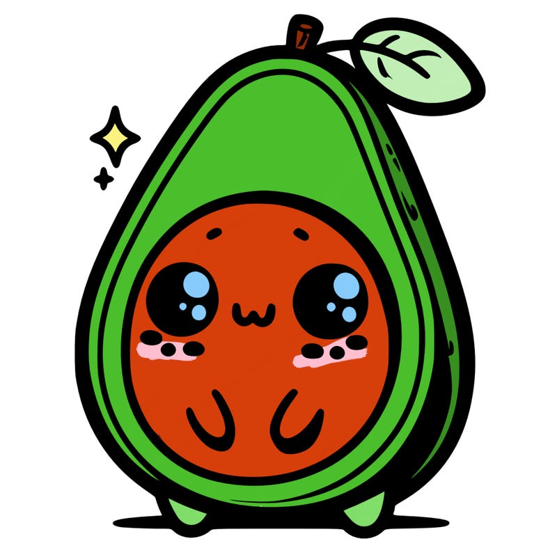 cute avocado