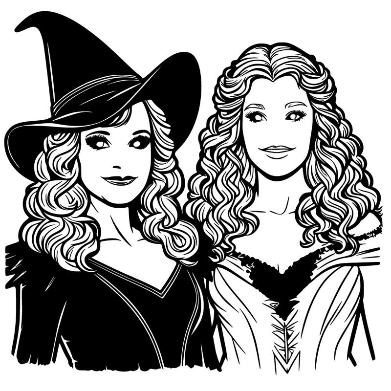 elphaba and glinda realistic