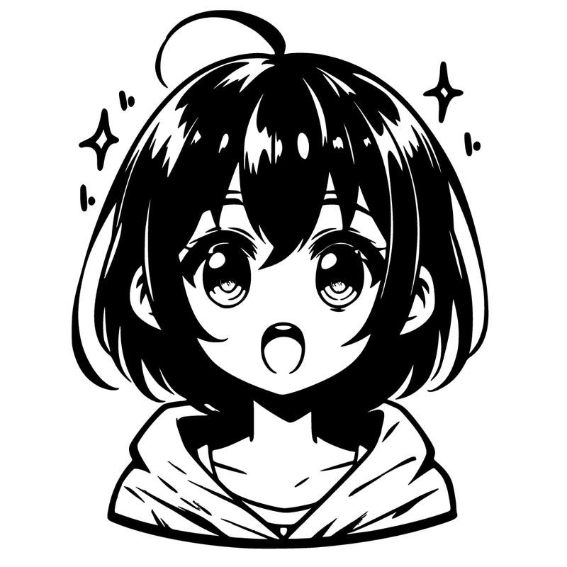 manga character with mouth