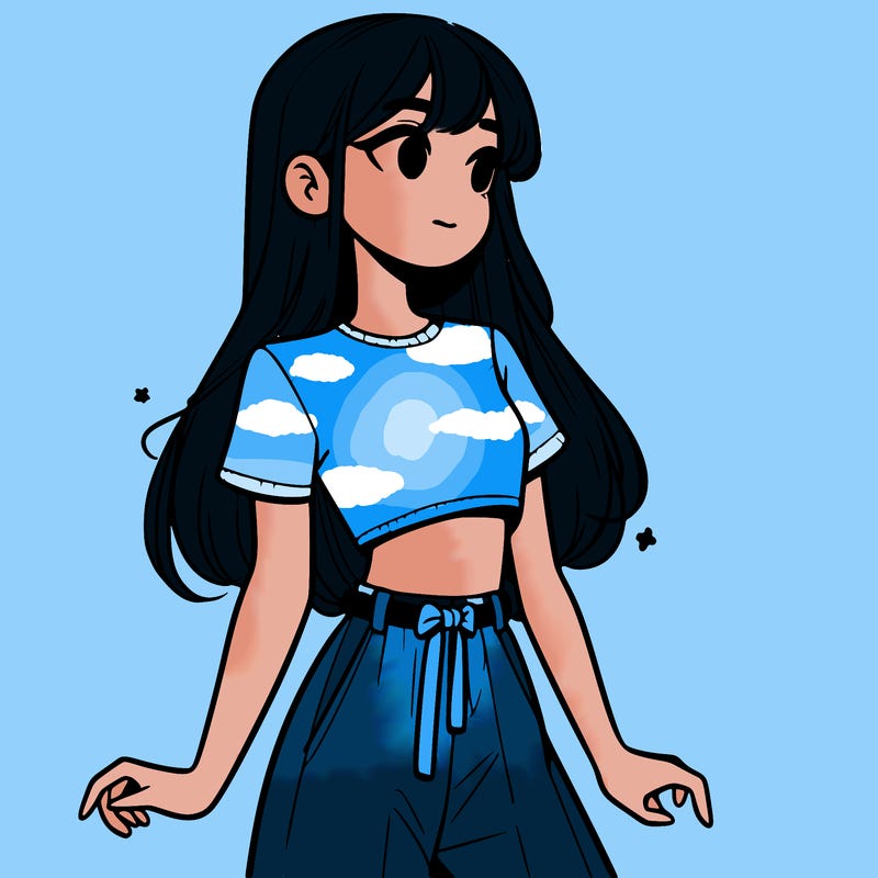 girl in a cute crop top