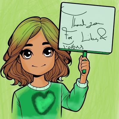 realistic girl holding up a sign