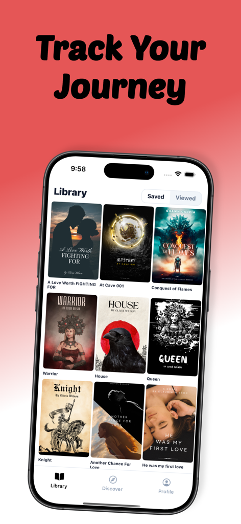 Novel Star- Read Books,Stories - Smartphone screen showing the Novel Star app library with curated book covers and reading progress tracking.