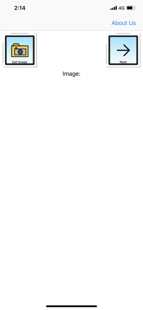 APD Colony Counter App Lite - APD Colony Counter App Lite Hauptoberfläche mit Schaltflächen zum Abrufen von Bildern und Weiter