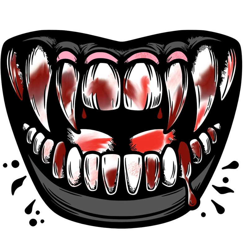 vampire teeth