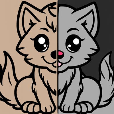 split wolf