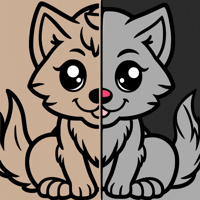 split wolf