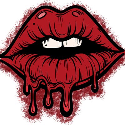 lips that look realistic and drip