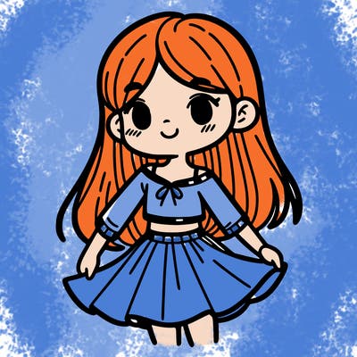 girl cartoon