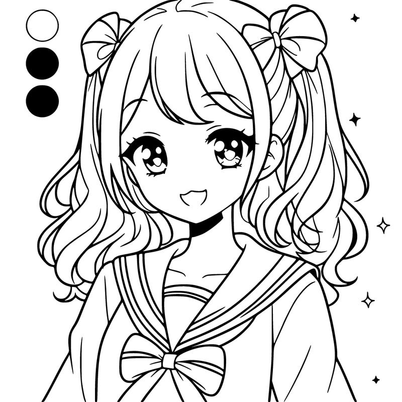 a pretty anime teenager chear leader girl