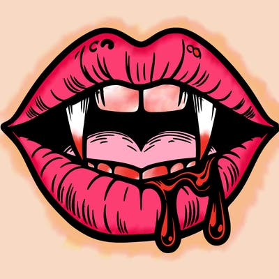 juicy vampire lips