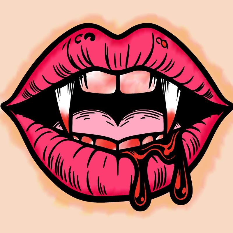 juicy vampire lips