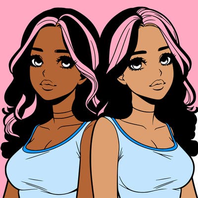 realistic twin sisters