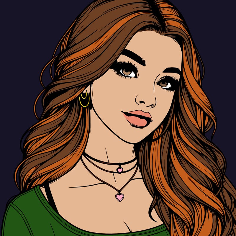 detailed realistic girl