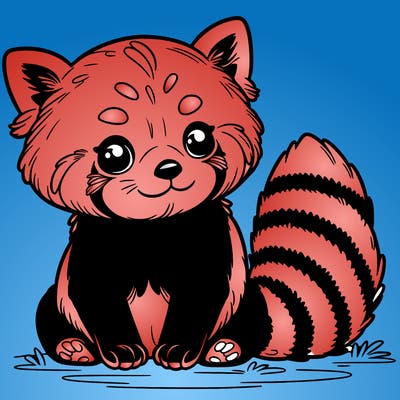 red panda
