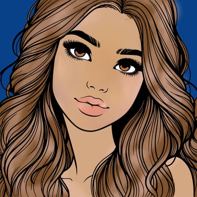 beautiful realistic girl