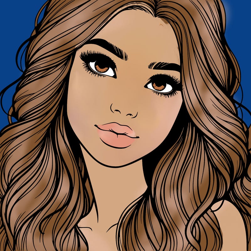 beautiful realistic girl