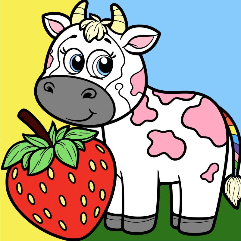 strawberry cow