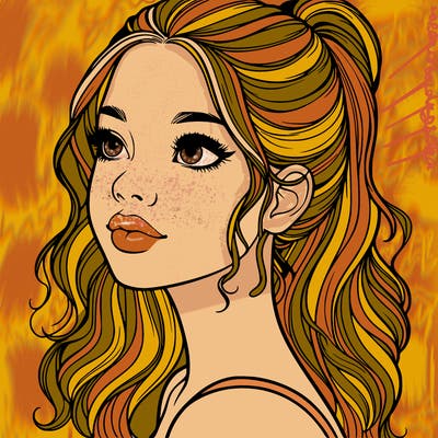 beautiful realistic girl