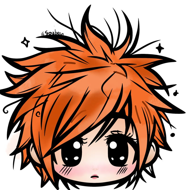 messy hair sharp eyes