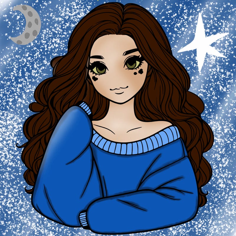 a beautiful girl in a big sweatshirt