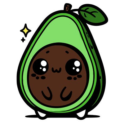 cute avocado